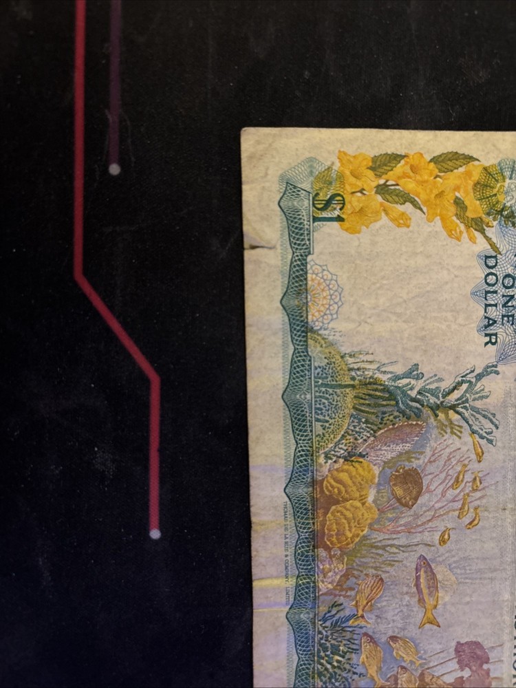 BAHAMAS $1 One Dollar 1968 Monetary Authority Banknote