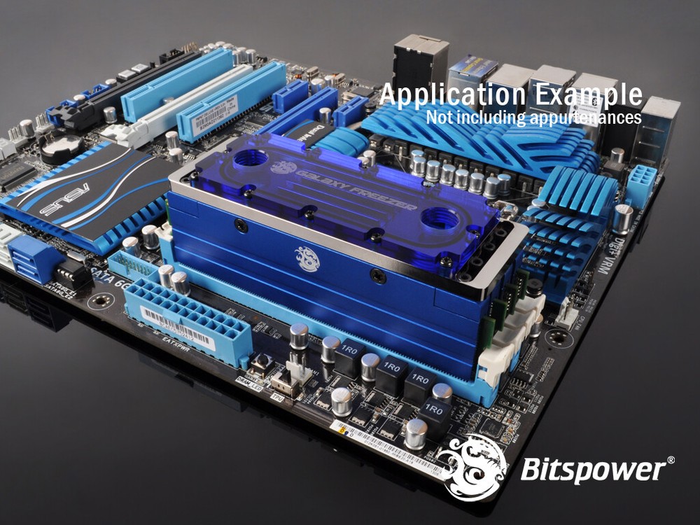 Bitspower Universal RAM Module Water Cooling Set For 4 Banks 4-DIMMs BP-RAMS44