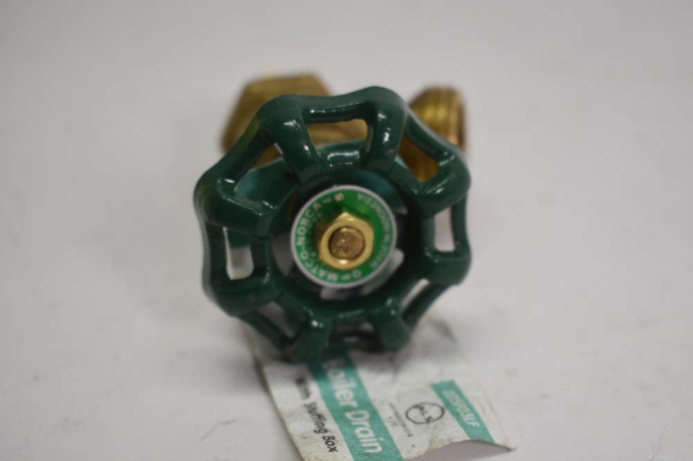 Matco Norca 1/2" Angle Boiler Drain with Stuffing Box 205F03LF Hose Connection