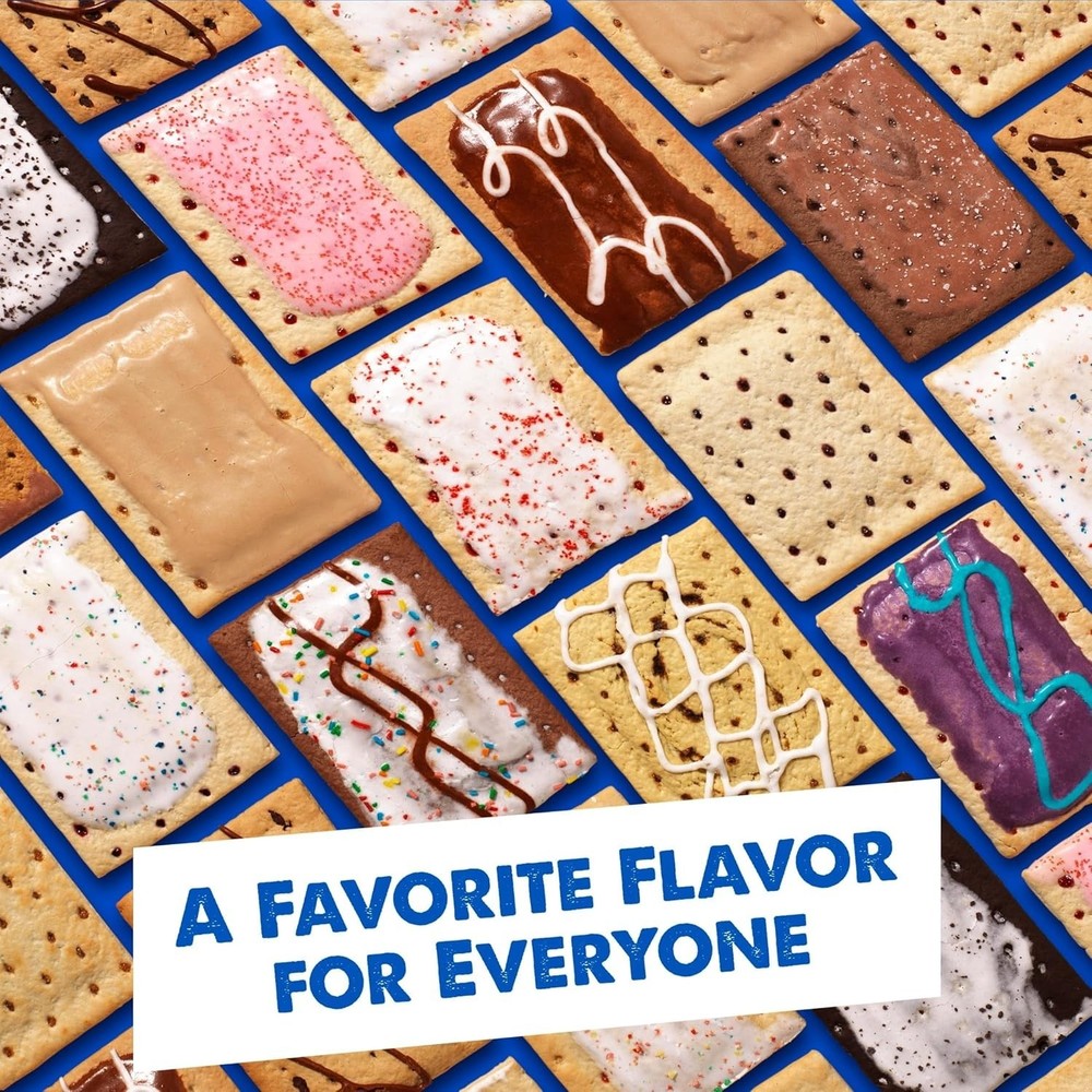 Toaster Pastries Assortment 60-Pack for Snacking