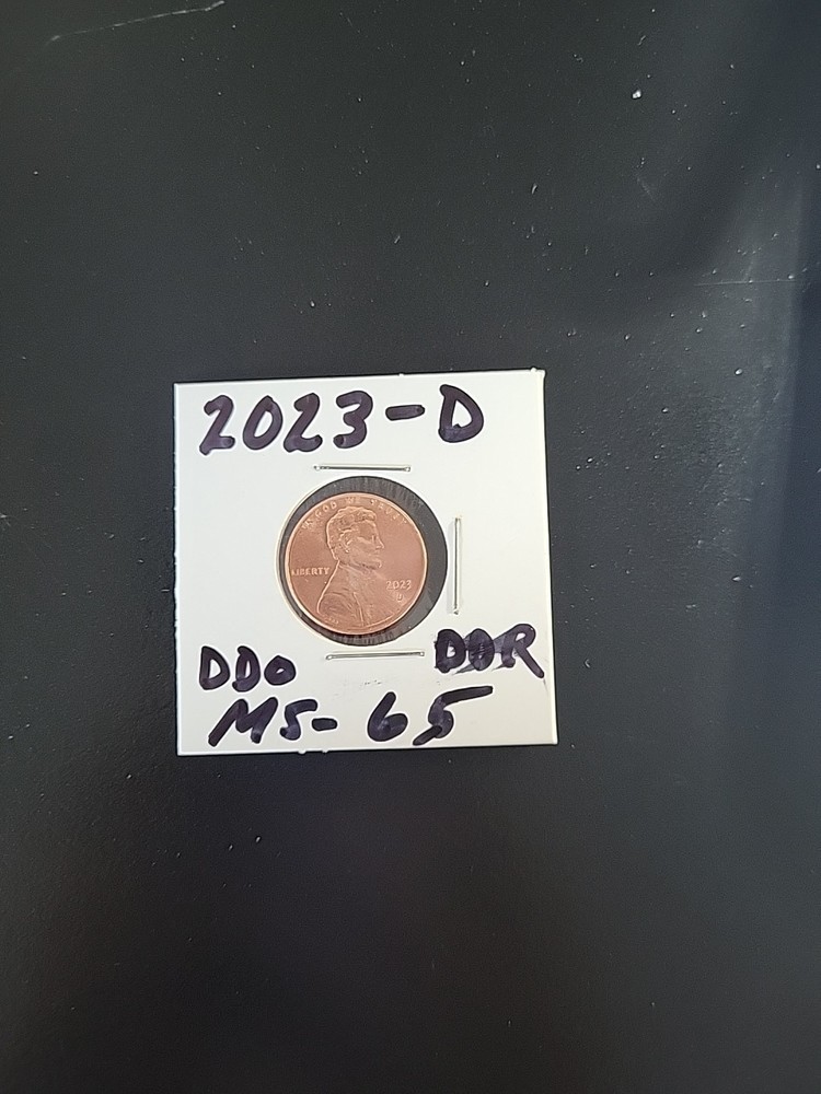 2023 D Lincoln Shield Cent, , which has a ( DDO/ DDR/EAR/TEAR ERROR