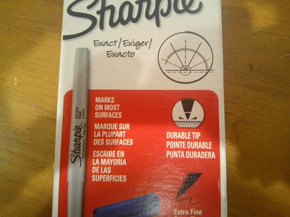 12 Pack BLUE Sharpie PERMANENT Markers Fine 30003