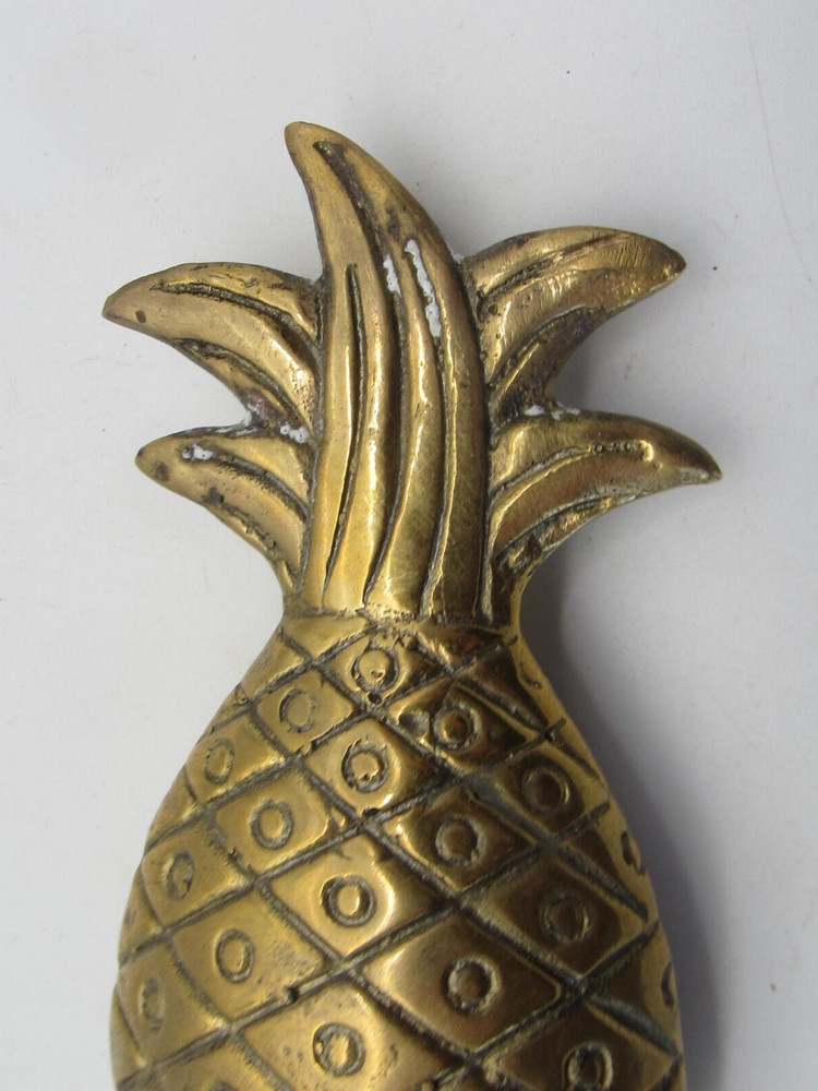 Vintage Solid Brass Pineapple Bottle Opener