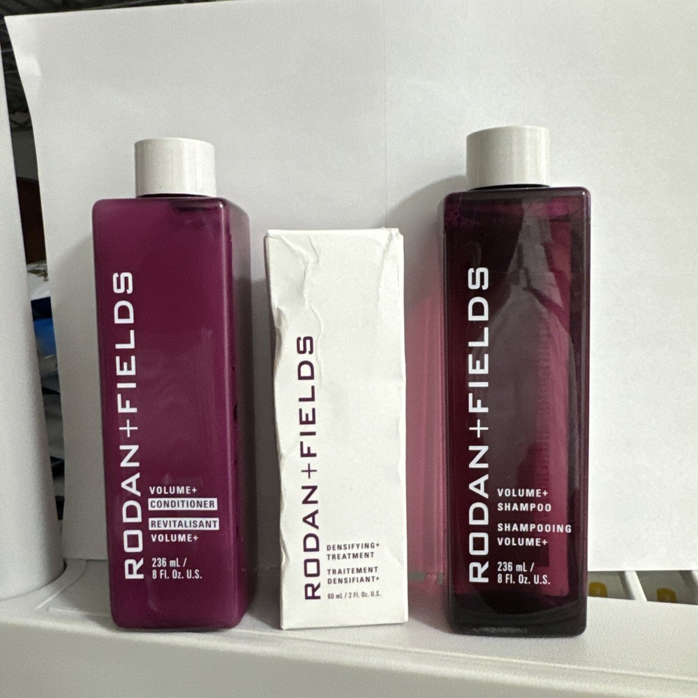 New SEALED Rodan and Fields VOLUME SHAMPOO & CONDITIONER + Densifying Treatment@