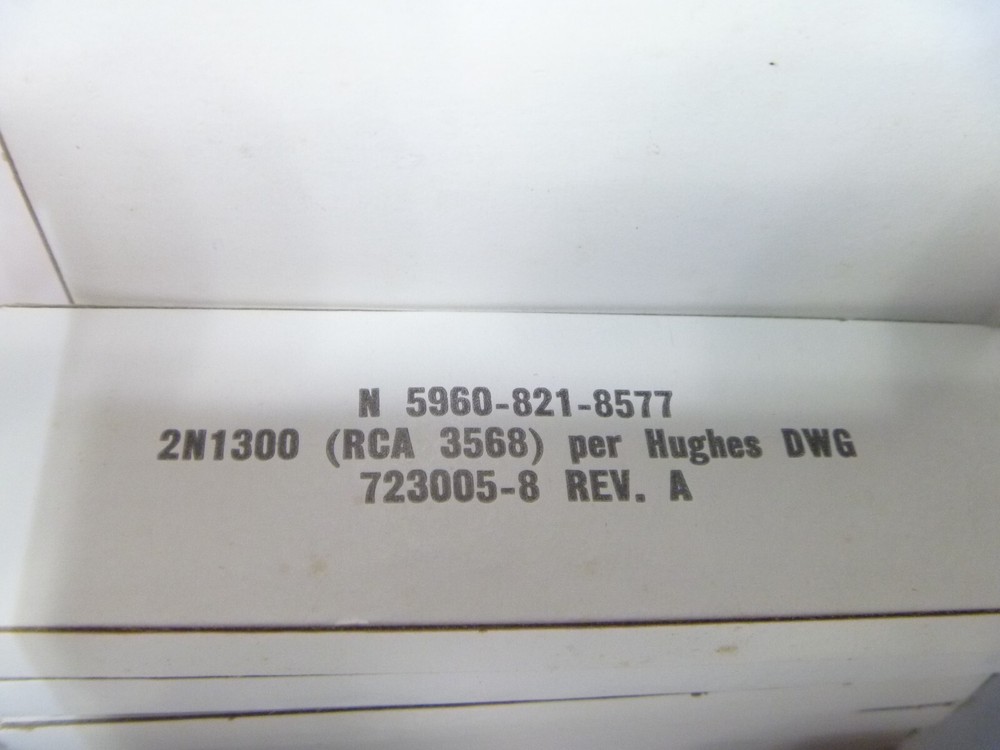 (1) RCA 3568 2N1300 NOS