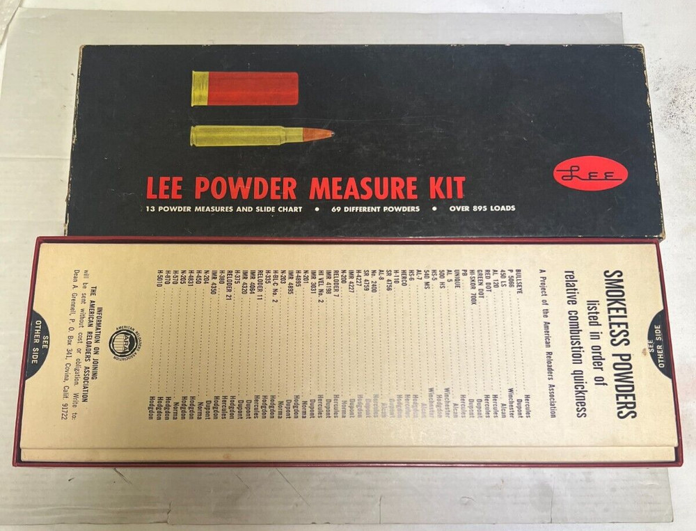 Lee Powder Measure Kit 1966 *VINTAGE*
