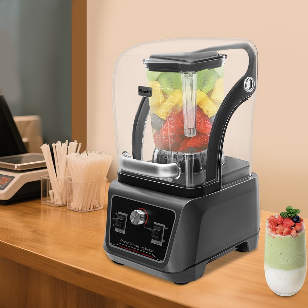 Multifunctional Blending Machine Blender with Soundproof Shield & Speed Control