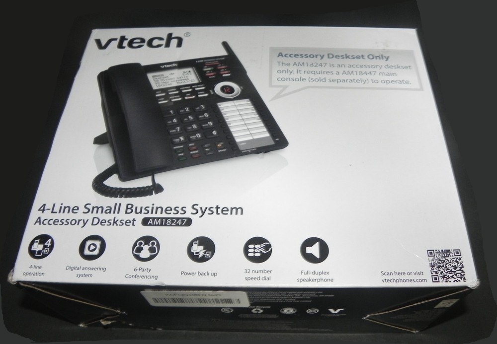 Vtech AM18247 Small Business System Accessory Deskset Requires AM18447