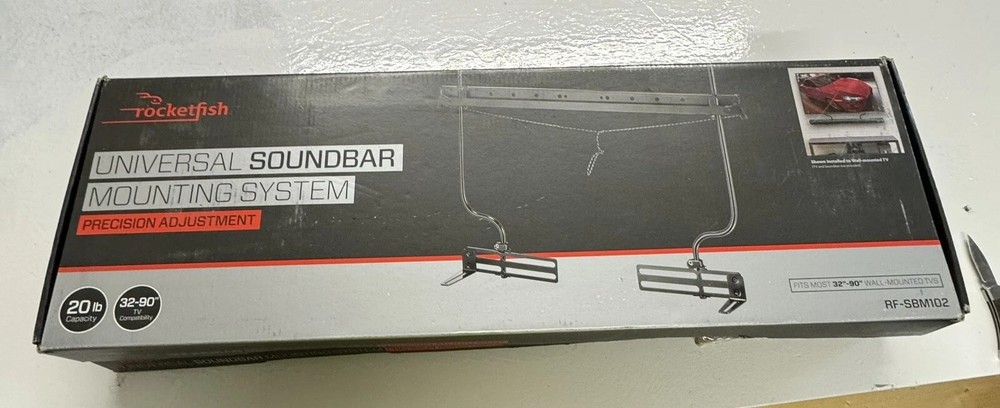 Rocketfish Universal Soundbar Speaker Mounting System RF-SBM102