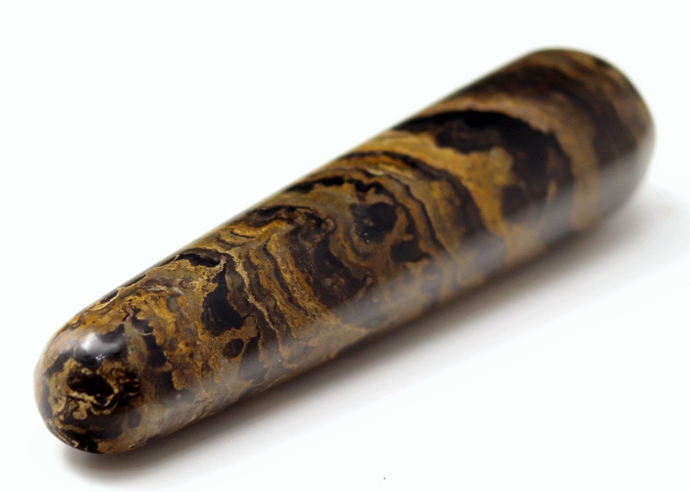 Polished Stromatolite Massage Wand (MSC611)