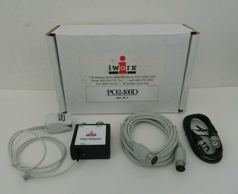 iWorx Systems Inc. PO2-100D Pulse Oximeter Sensor