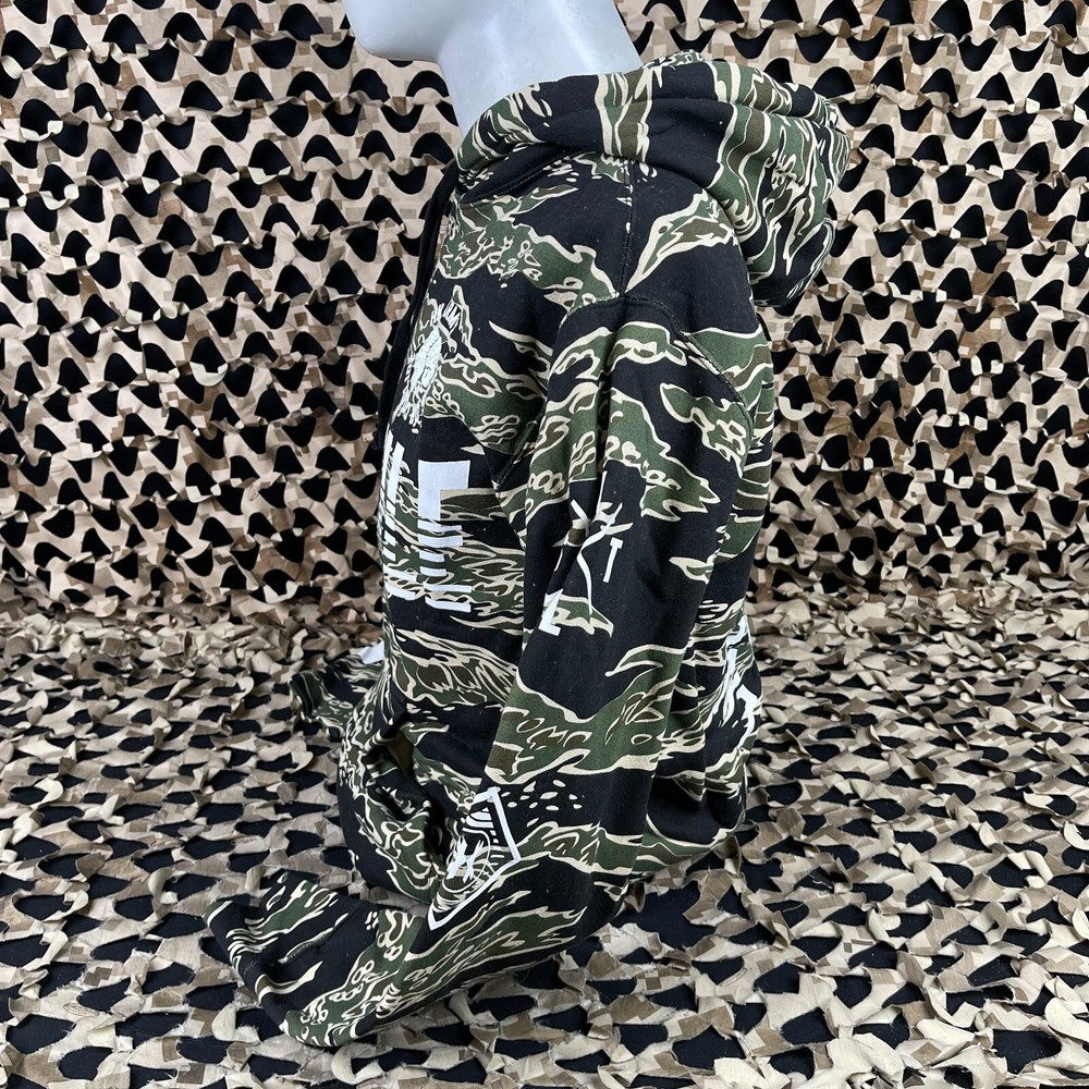 NEW HK Army Speed Pull Over Hooded Sweatshirt - Tiger Stripe - Small