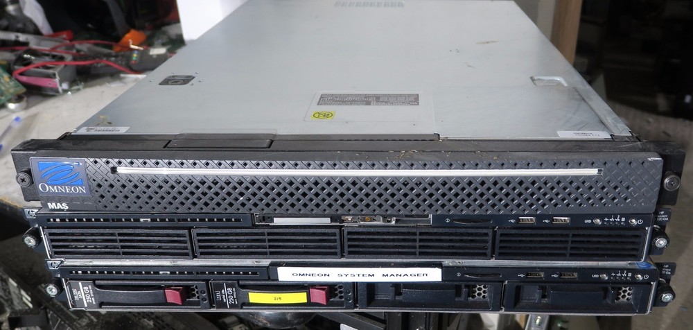 Omneon harmonic system manager, mas1000 unit and more