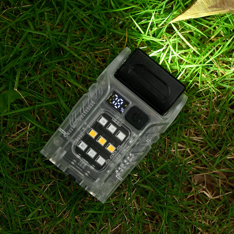 Super Bright 7 Modes Light Magnet Flashlight Pocket Torch Emergency Rechargeable