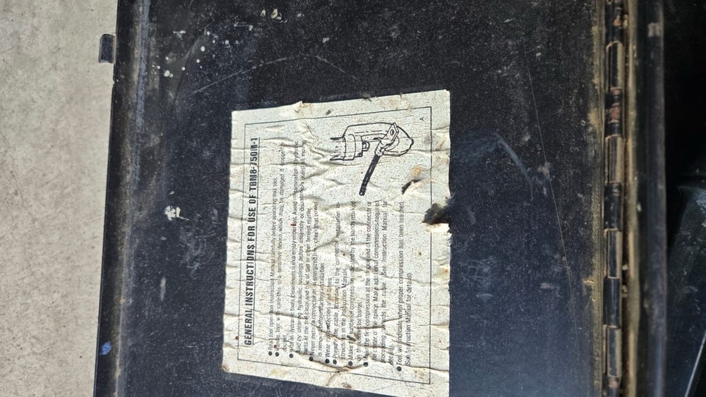 manual hydraulic tool TMB8