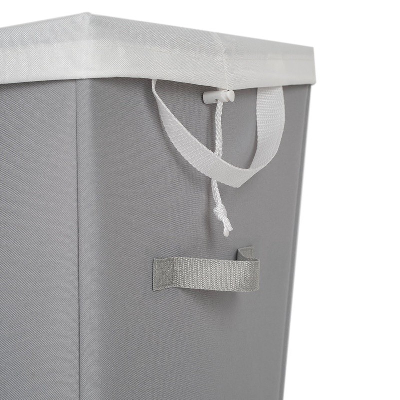 Rectangular Laundry Hamper W/ Removable Liner Durable Polyester Storage Basket