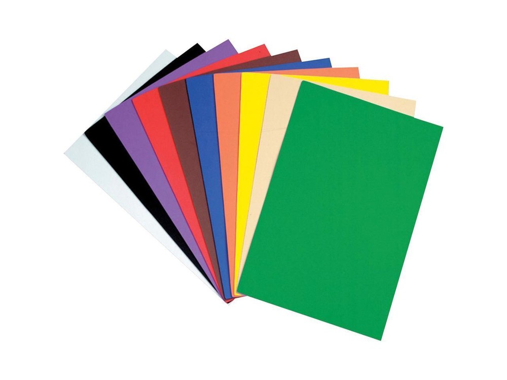 Wonderfoam Sheets, 12 x18, Assorted Colors, 10 Sheets/Pack