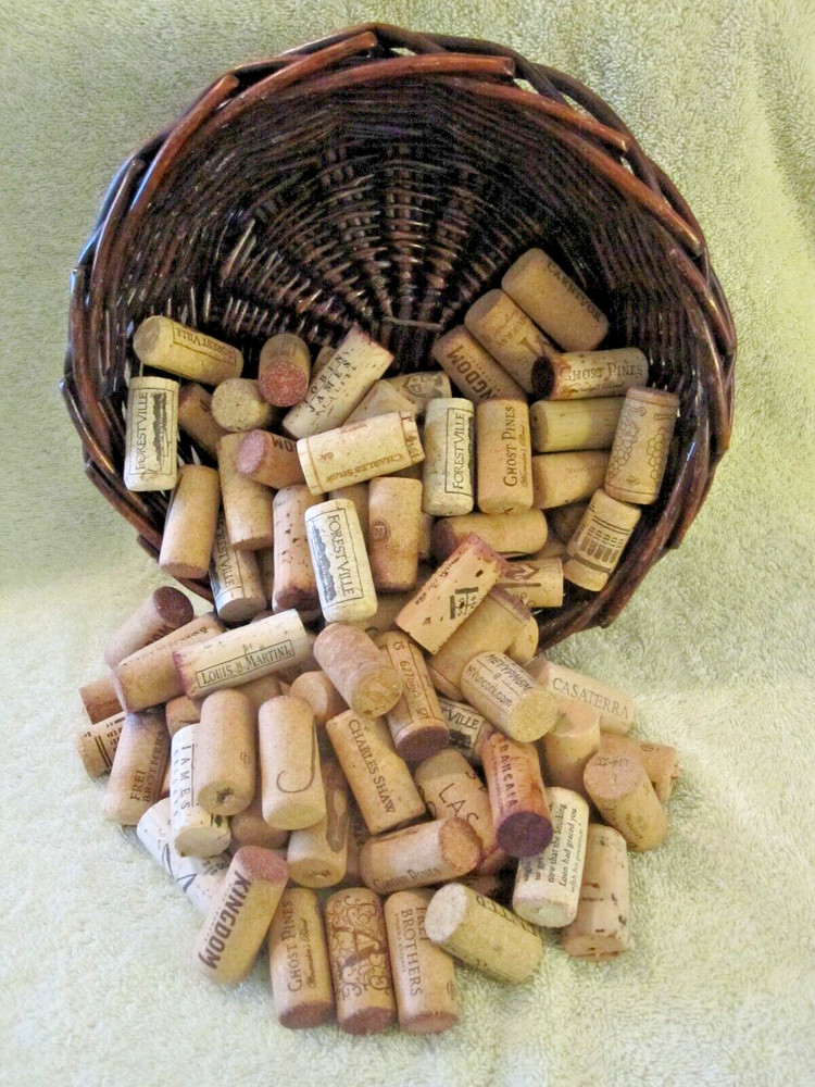 Lot/100 Used All Natural Wine Bottle Corks