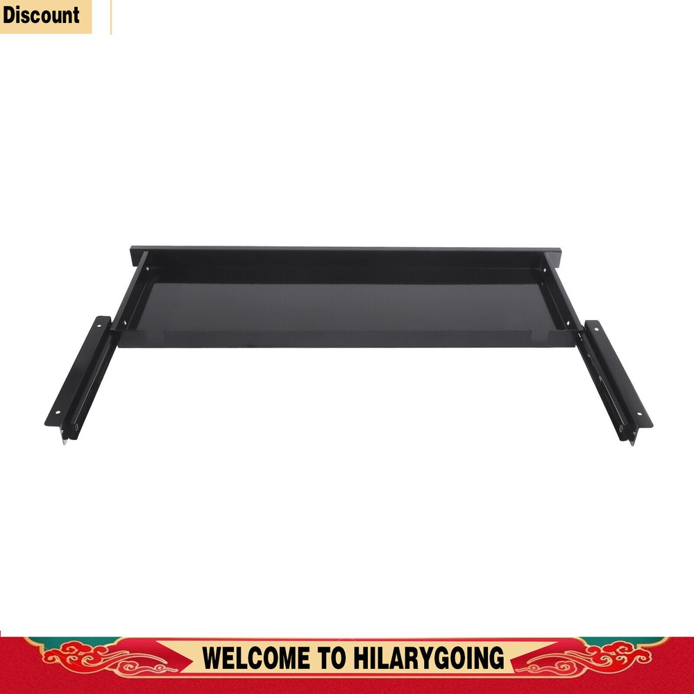 Slide Out Under Desk Keyboard Tray Pull Out Keyboard Drawer Shelf Space Saver
