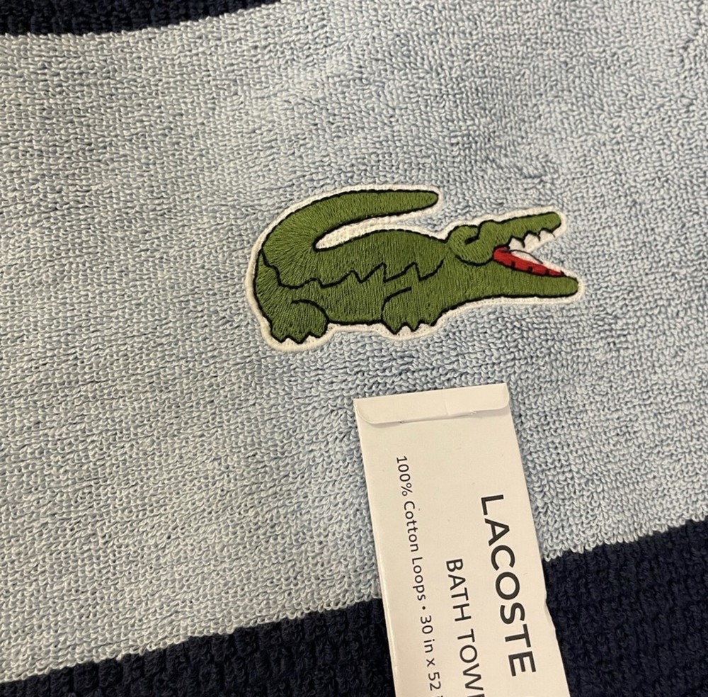 Lacoste 1PC Bath Towel, 30x52