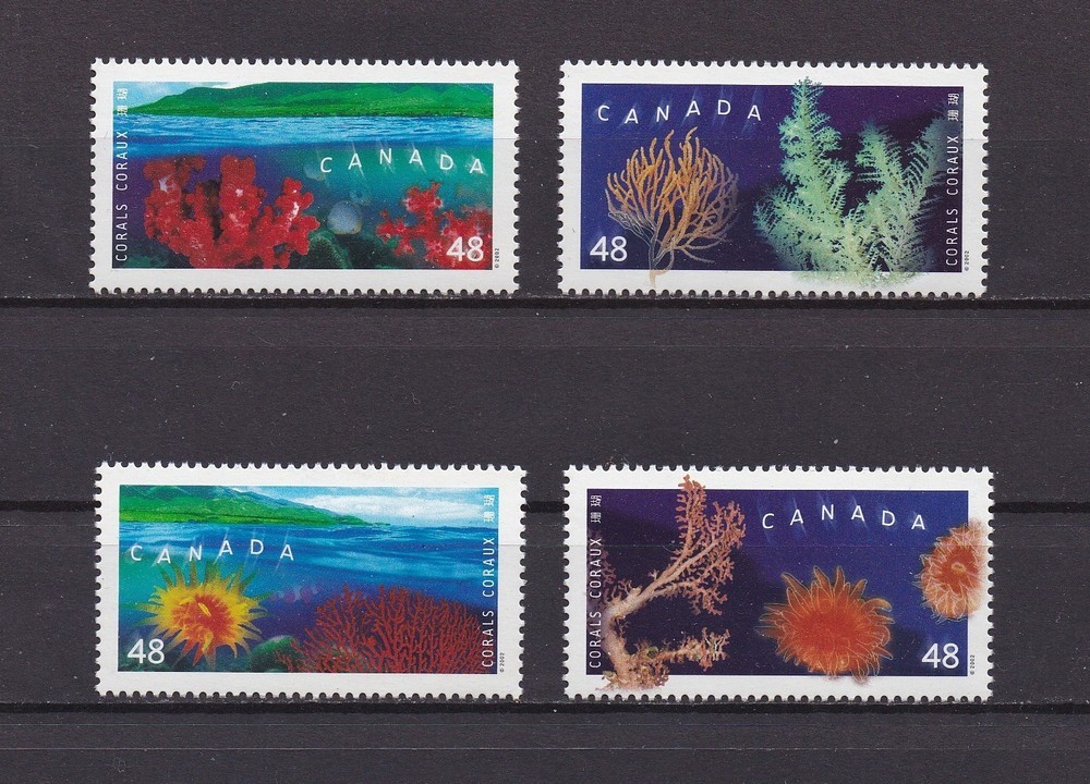 CANADA    1948-51 MNH, Corals, 2002