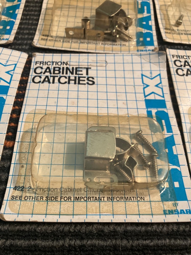 9 PACKAGES FRICTION CABINET LATCHES