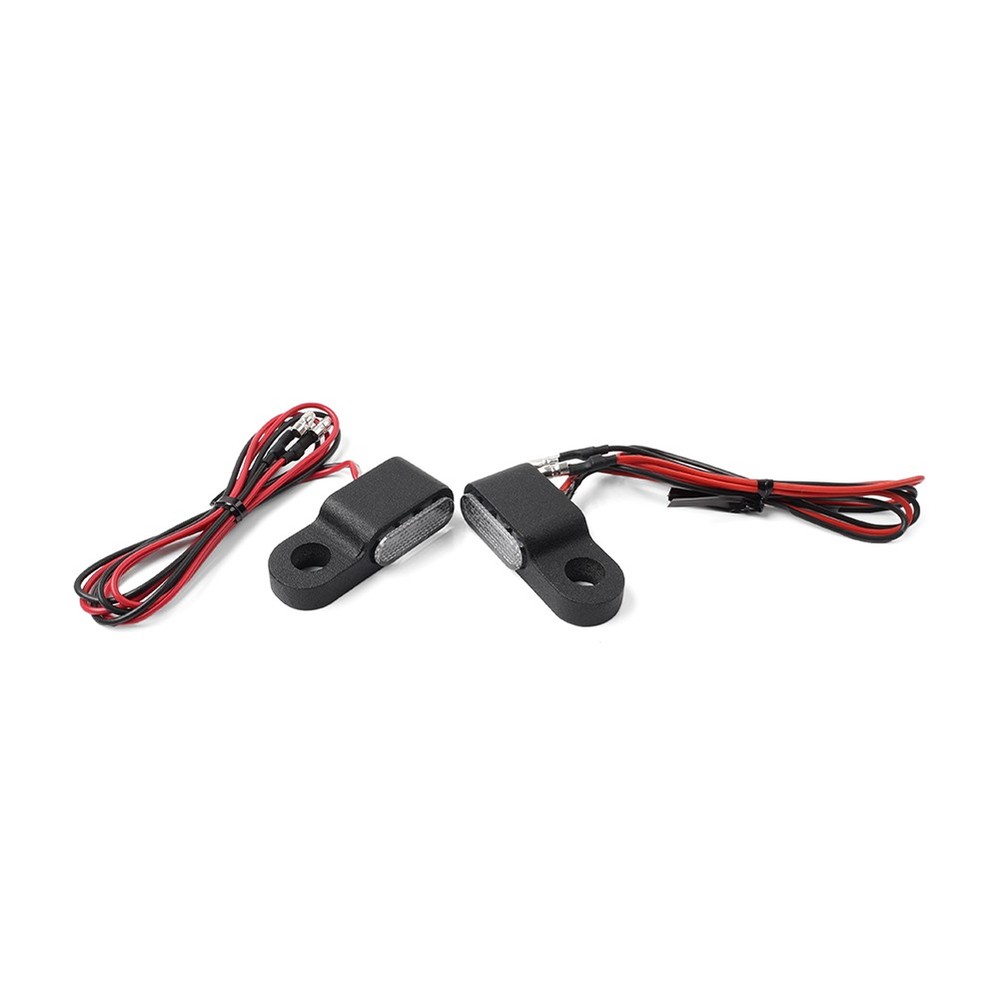 2pcs Universal Mini Motorcycle Turn Signals Blinker Light Indicator Amber Lamp