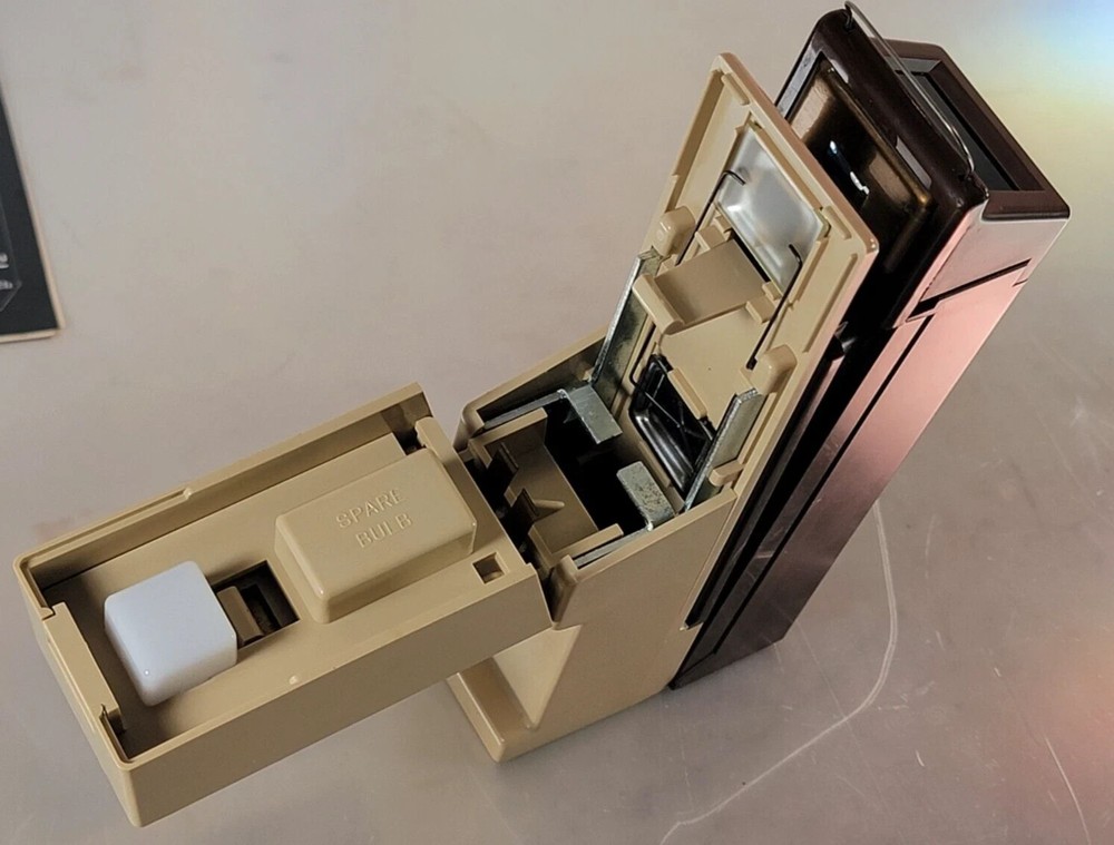 Vintage Microvision MOD II Hand Held Microfilm Viewer /Case(Tested/Working) MINT