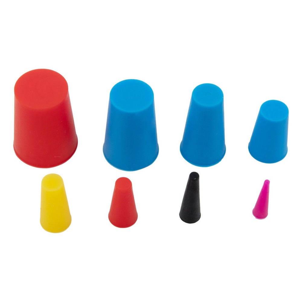 105Pcs High Temp Masking Powder Coating Silicone Cone Assortment Kit