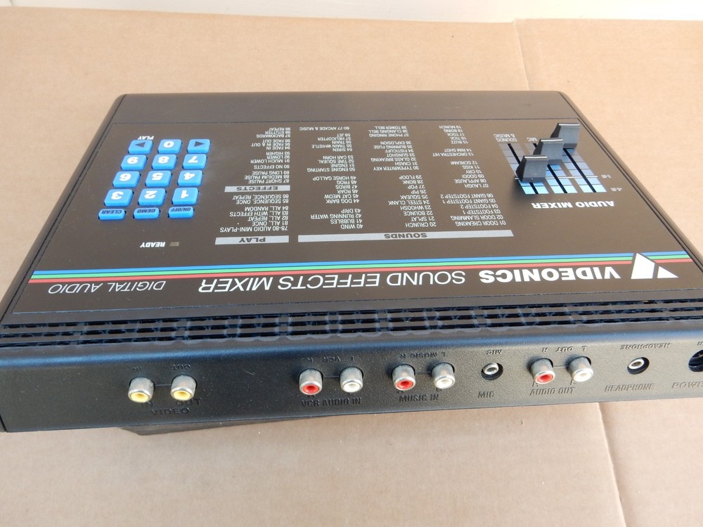 VIDEONICS SOUND EFFECTS MIXER DIGITAL