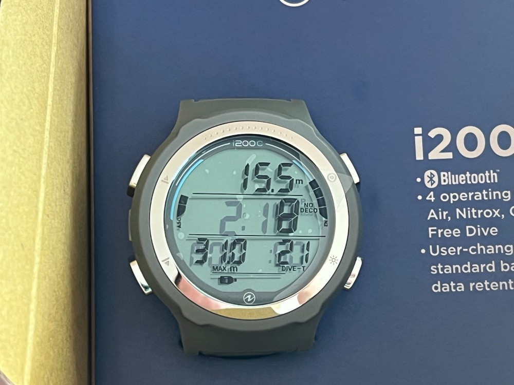 Aqualung i200c Wrist Computer - Charcoal - Open Box
