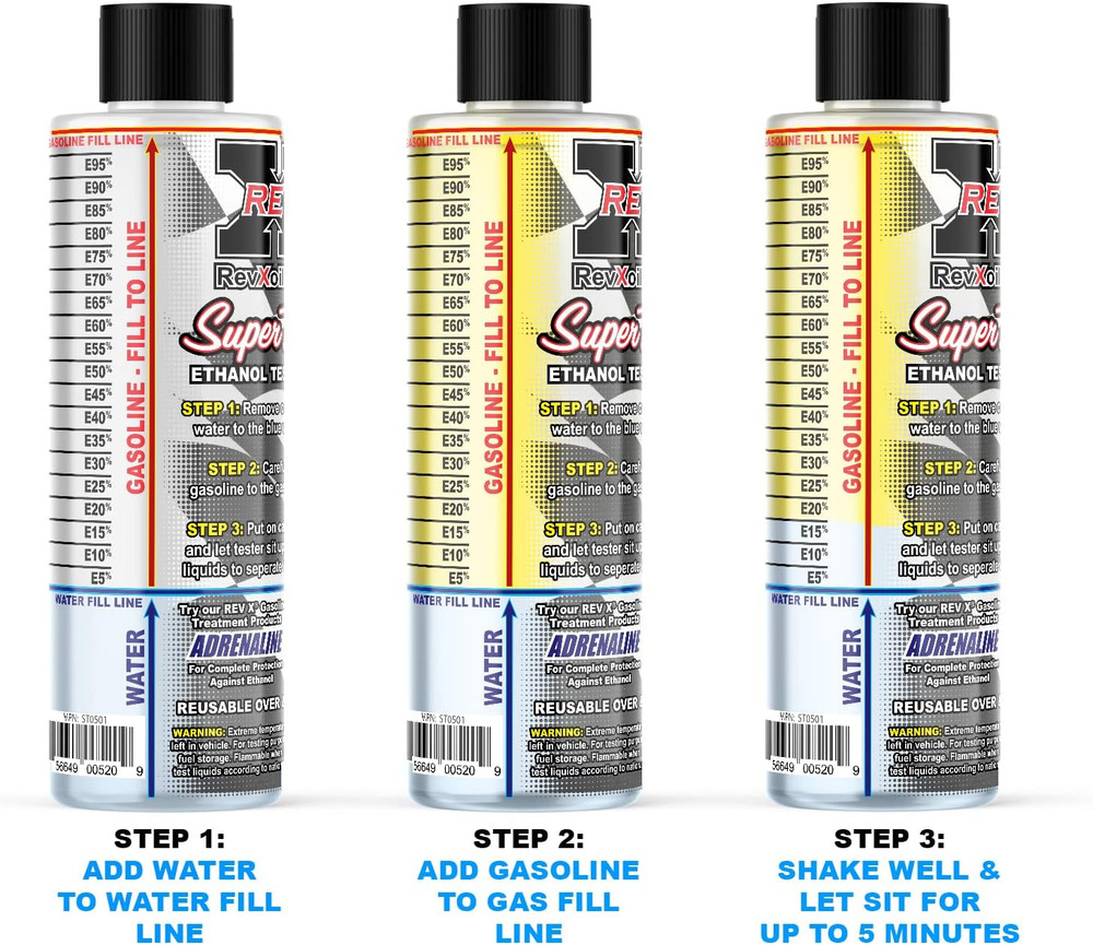 E85 Super Tester - Reusable Gasoline Ethanol Testing Kit