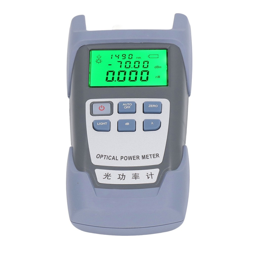 Optical Power Meter 7 Wavelengths Support Standard 2.5mm Interface Fiber Optic