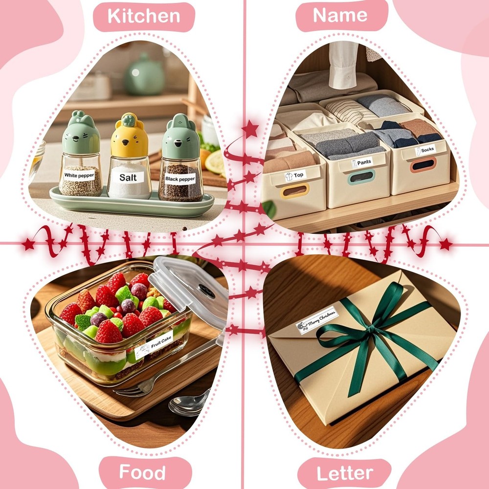 P11 New Version Label Maker Machine with Tape,300DPI Bluetooth Label Printer,...