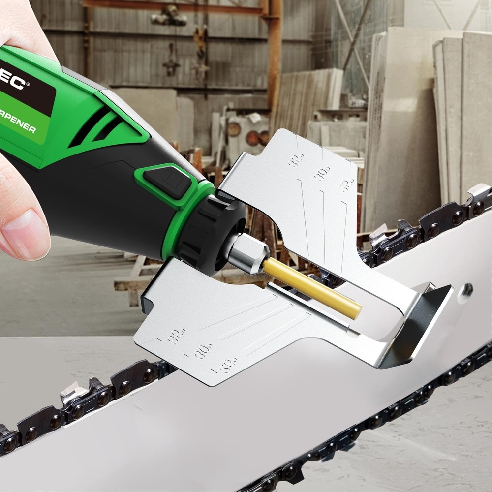 Electric Chainsaw Sharpener Kit,54pcs Chain Saw Sharpening Tool with Accessories