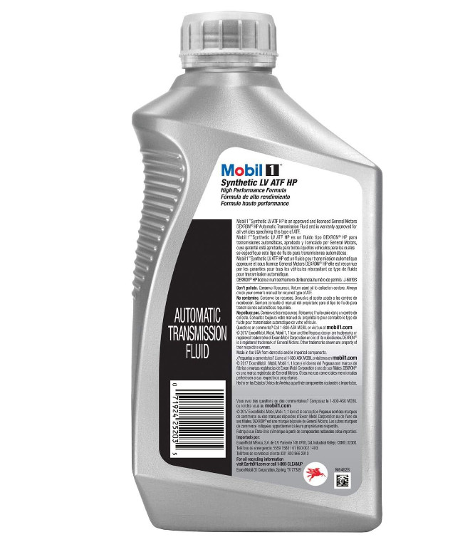 6Pack High Performance Full Synthetic LV Automatic Transmission Fluid HP, 1qt