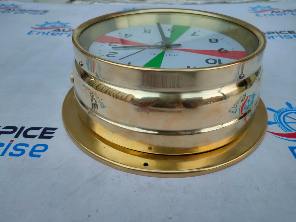 MARINER QUARTZ RADIO ROOM PRECISION BOAT CLOCK