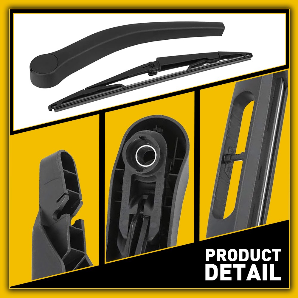 Rear Window Windshield Wiper Arm & Blade Set Replace For 2008-2017 Buick Enclave