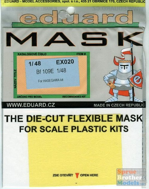 EDUEX020 1:48 Eduard Mask - Bf 109E (HAS kit) #EX020