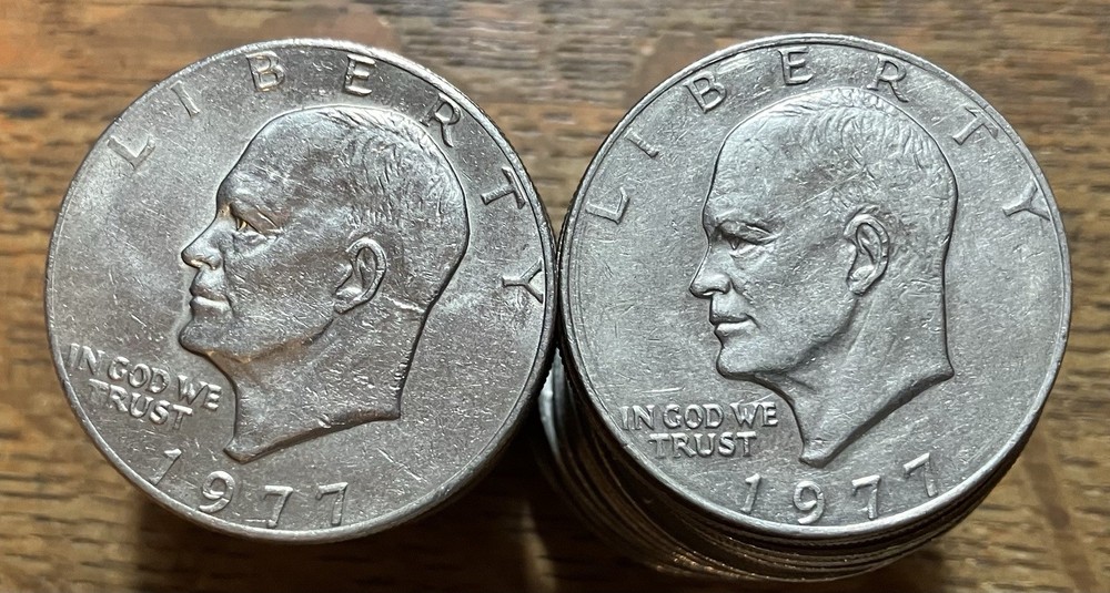 1977P Eisenhower US Dollar Coins