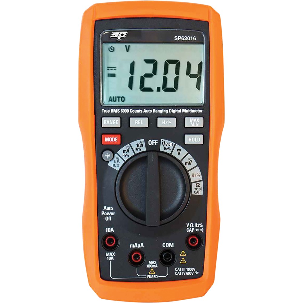 AUTO-RANGING TRUE RMS MULTIMETER (EV) SPU-SP62016