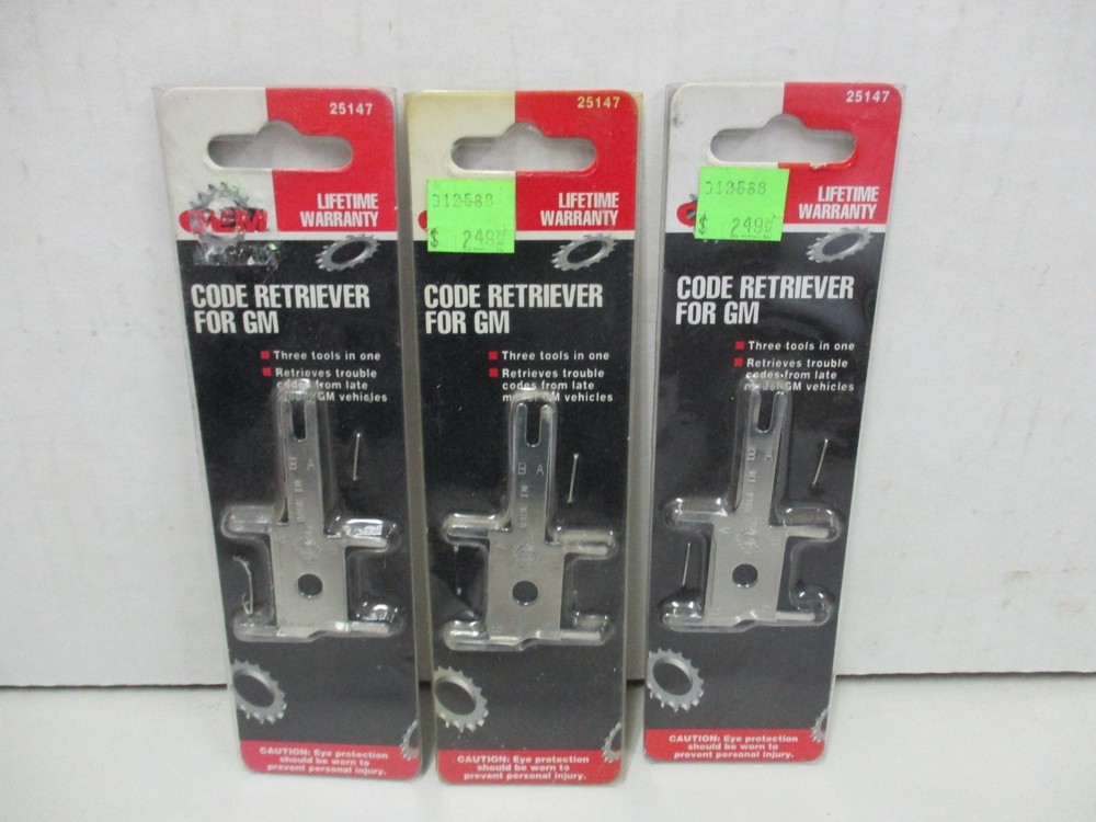 (3) OEM Code Retriever for A GM 25147