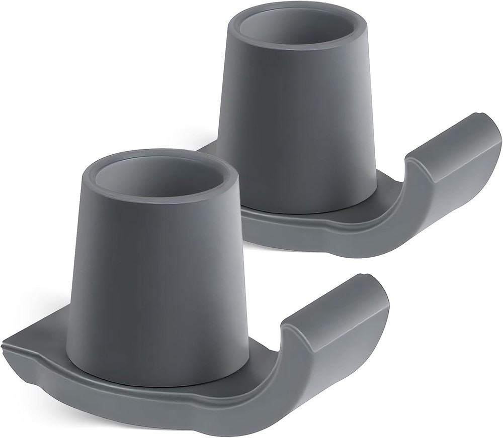 Universal Fit Walker Ski Glides for Folding Walkers Easy Install Durable Rubber