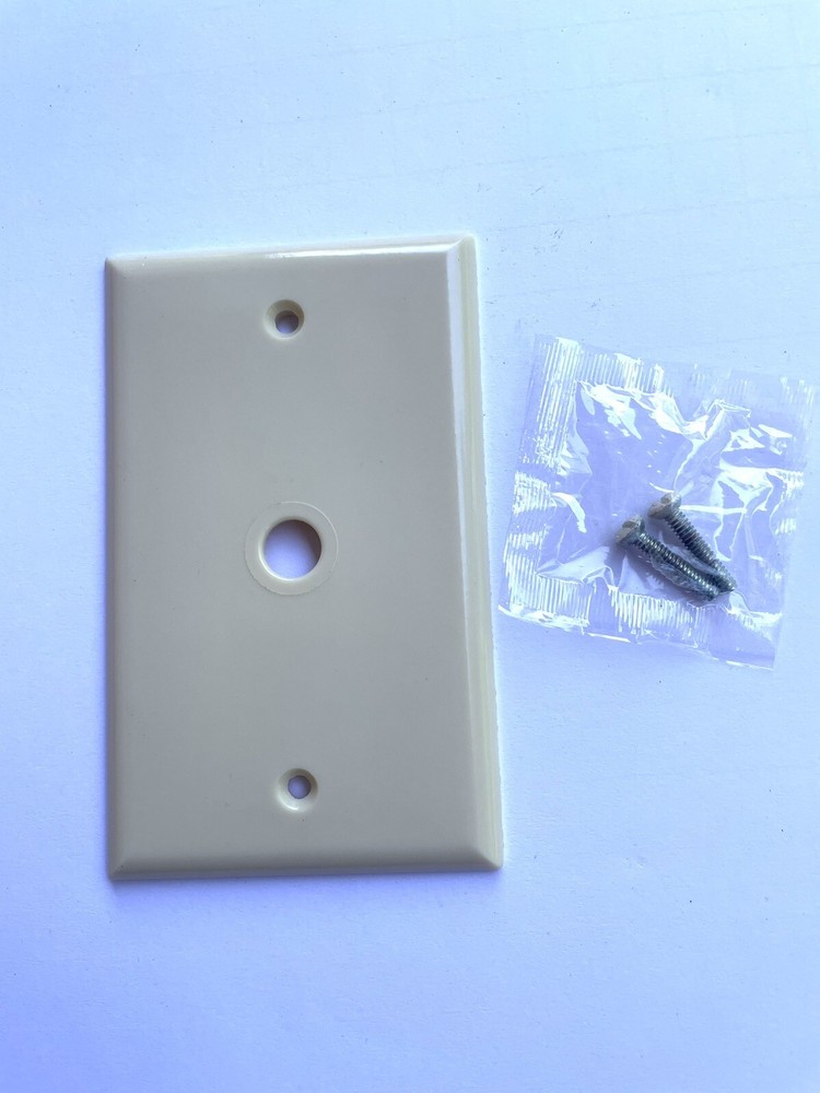 VINTAGE Eagle Bakelite IVORY CABLE  PLATE COVER NOS