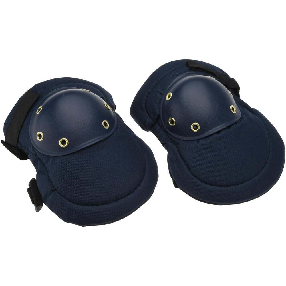 PRO-SAFE Knee Pads: Elastic Hook & Loop Straps, Hard Protective Cap