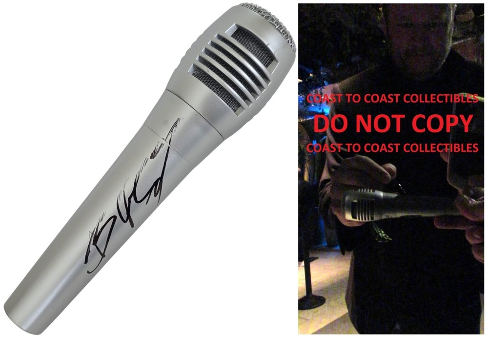 Blake Shelton Signed Microphone COA Exact Proof Autographed Mic Country Star