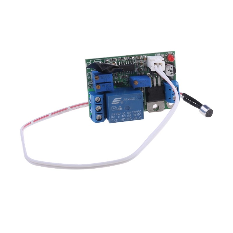 Sound Light Control Module Relay Switch Delay Sensor Adjustable 5 V 12 V 24 V