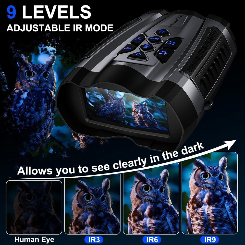 Infrared Night Vision Scope with 4K Video