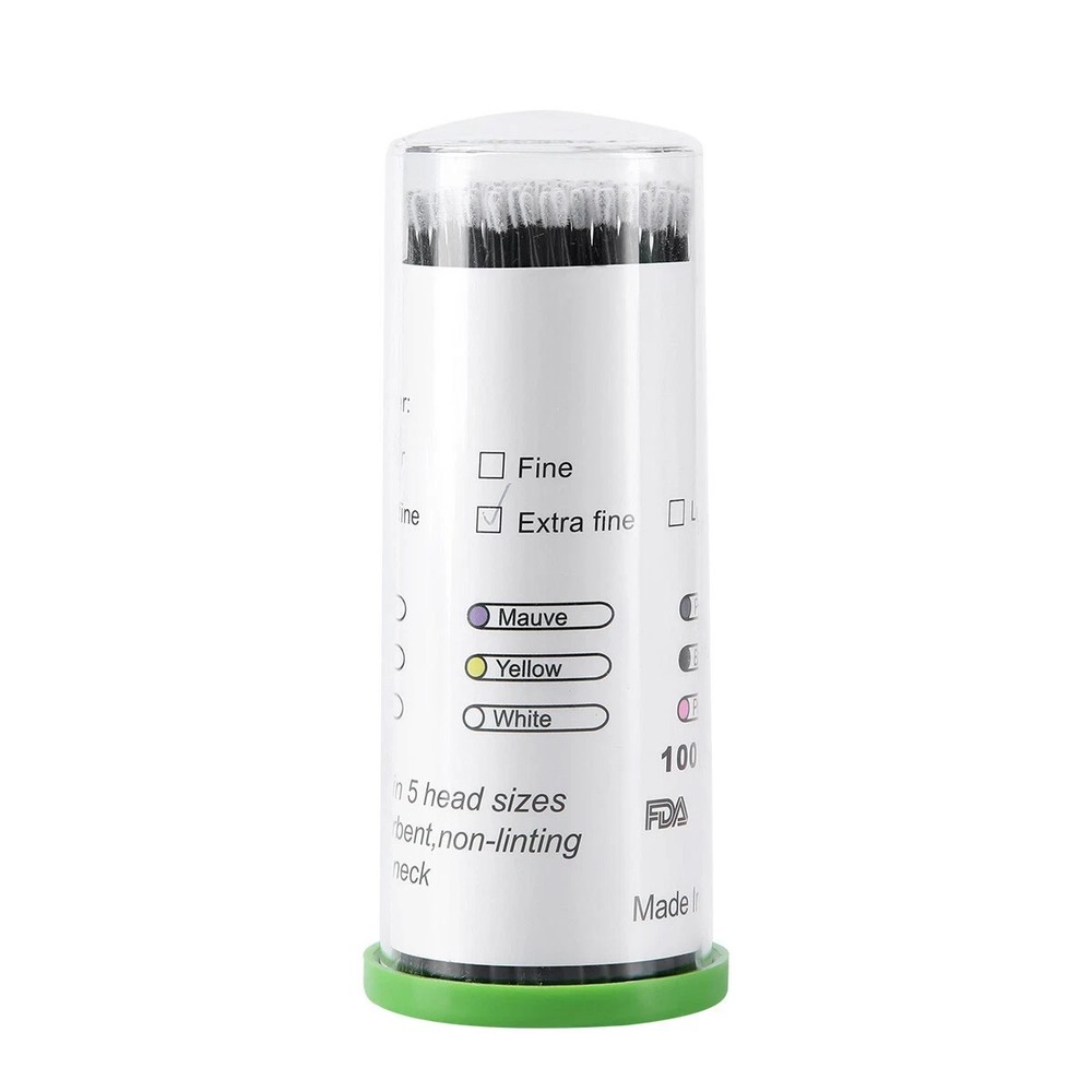 Multi Styles Disposable Dental Pollo Microbrush Applicators Brushes Bendable