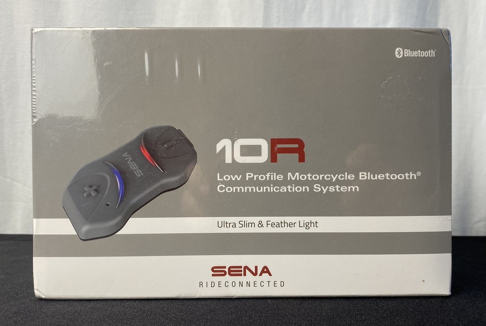 Sena RideConnected 10R Low Profile Motorcycle Bluetooth Communication System New